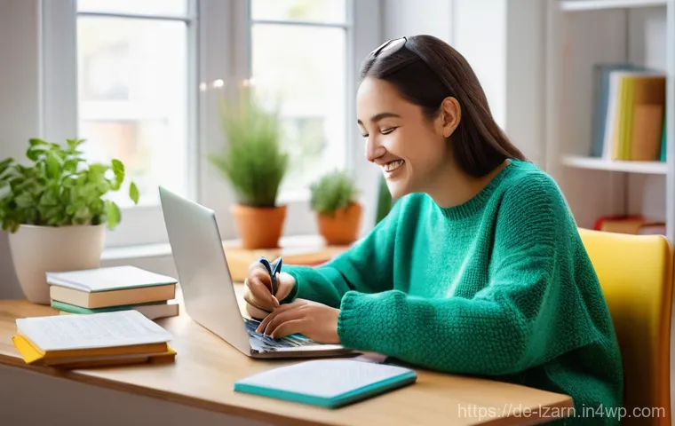 학습 루틴 유지에 효과적인 습관 형성하기 - **Prompt: Smart Technology Use for Learning with Digital Discipline**
    A person in their late twe...